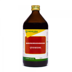 Nagarjuna Ayurveda Bhrungaraajaasavam || Pack Of 450 ml || Useful For Hair Care