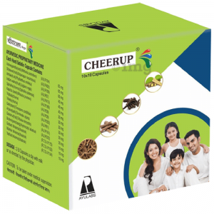Ayulabs Cheer Up Capsule || Pack Of 100 Caps || Useful In Reducing Stress