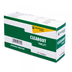 Nagarjuna Ayurveda Clearout Tablet || Pack Of 50 Nos. || Useful In Relieving Constipation