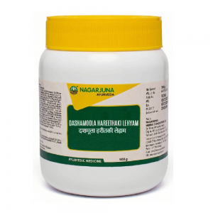 Nagarjuna Ayurveda Dashamoola Hareethaki Lehyam || Pack Of 300 Gms || Useful In Digestive Cleansing
