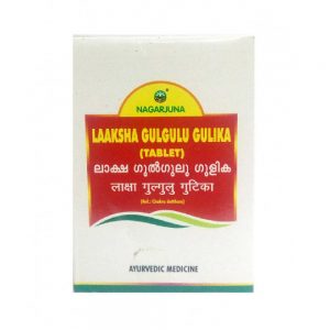 Nagarjuna Ayurveda Laaksha Gulgulu Gulika (Tablets) || Pack Of 100 Tabs || Useful For Bone Healing