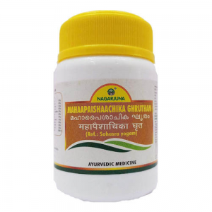Nagarjuna Ayurveda Mahaapaishaachika Ghrutham || Pack Of 100 Ml || Useful In Mental Health