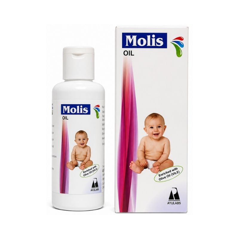 Ayulabs Molis Oil || Pack Of 60 Ml || Useful For Muscle Massage - Image 1