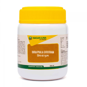 Nagarjuna Ayurveda Thraiphala Ghrutham || Useful In Digestive Health