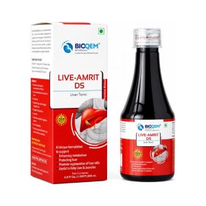 Bioqem Live-Amrit Ds Syrup || Pack Of 200 Ml || Useful For Liver Protection