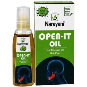 Narayani's Open-It Oil || Pack Of 15 Ml x 2 || Useful For Jaw Massage