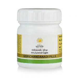 Kerala Ayurveda Gopichandanadi Pills | Pack Of 50 Tab | Treatment Of Indigestion, Gastritis, Cough, Fever, Antioxidant
