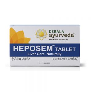 Kerala Ayurveda Heposem Tablet | Pack Of 100 Tab | It Helps Regulate And Improve Liver Function