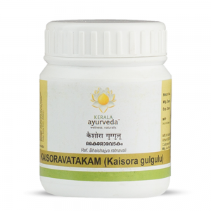 Kerala Ayurveda Kaisoravatakam Gulika | Pack Of 50 Tab | Effective In Skin Disorders And Rheumatism
