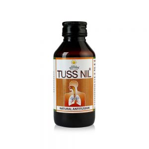 Kerala Ayurveda Tuss Nil Cough Syrup | Pack Of 100 Ml | For Dry Cough, Sore Throats, And Chest Congestion