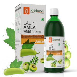Krishna'S Lauki Amla Juice || Pack Of 500 Ml || Useful In Heart Health