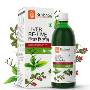 Krishna's Liver Re-Live Juice || Pack Of 500 Ml || Useful In Strengthening The Functioning Of The Liver