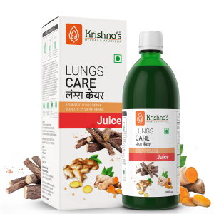 Krishna's Lungs Care Juice || Pack Of 1000 Ml || Useful In Giving Relief From Breathing Issues