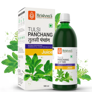 Krishna's Tulsi Panchang Juice || Pack Of 500 Ml || Useful In Relieving Cough Naturally