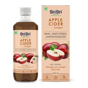 Sri Sri Apple Cider Vinegar Juice || Pack Of 500 Ml || Useful In Weight Management