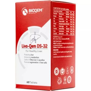 Bioqem Livo-Qem Ds 32 || Pack Of 60 Tabs || Useful For Liver Care