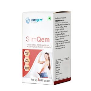 Bioqem Slimqem Capsule || Pack Of 60 Tabs || Useful In Weight Management