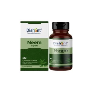 Dishant Ayurvedic Neem Caplets || Pack Of 60 Caps || Useful For Skin Care