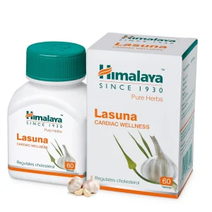 Himalaya Lasuna Tablets || Pack Of 60 Tabs || Useful For Cholesterol Control