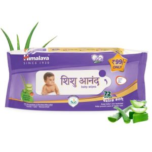 Himalaya Shishu Anand Baby Wipes || Pack Of 72 Pcs || Useful For Baby Care