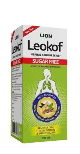 Lion Leokof Syrup (Sugar Free) || Useful For Cough Relief