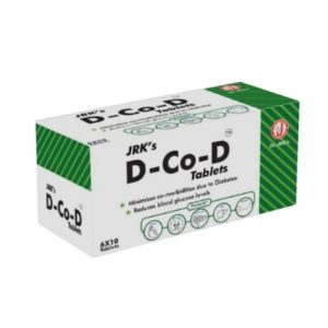 Dr Jrk's D-Co-D Tablets || Pack Of 60 Tabs || Useful For Boosting Immunity