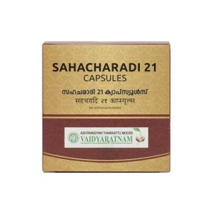 Vaidyaratnam Sahacharadi 21 Capsule || Pack Of 100 Caps || Useful For Body Mobility