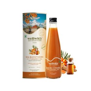 Wellwith Sea Buckthorn Juice || Pack Of 300 Ml || Useful For Overall Wellness