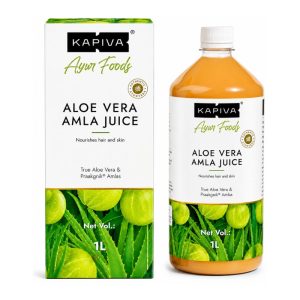 Kapiva Aloe Vera Amla Juice || Pack Of 1 Ltr || Useful In Overall Wellness
