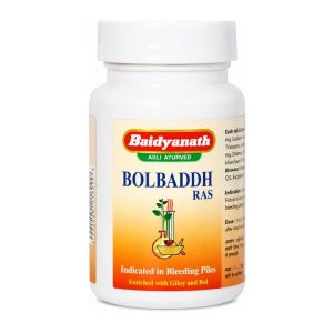 Baidyanath Bolbaddh Ras || Pack Of 80 Tabs || Useful For Piles & Digestive Health