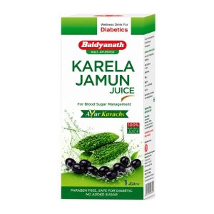 Baidyanath Karela Jamun Juice || Pack Of 1 Ltr || Useful For Digestive Health