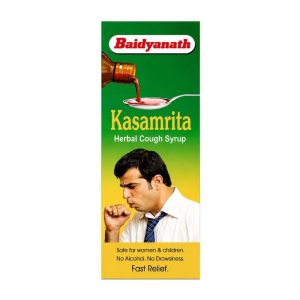 Baidyanath Kasamrita Herbal Cough Syrup || Pack Of 100 Ml || Useful For Cough Cold