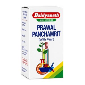 Baidyanath Prawal Panchamrit Ras || Pack Of 10 Tabs || Useful For Digestive Health