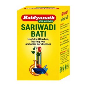 Baidyanath Sariwadi Bati || Pack Of 80 Tabs || Useful For Ear Health