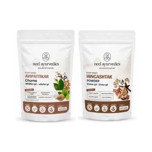 Neel Ayurvedics Avipattikar & Hingastak Powder || Pack Of 100 Gms Each || Useful For Acidity Care