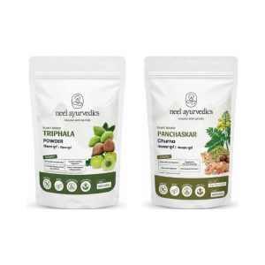 Neel Ayurvedics Triphala & Panchaskar Churna || Pack Of 100 Gms Each || Useful For Digestive Health
